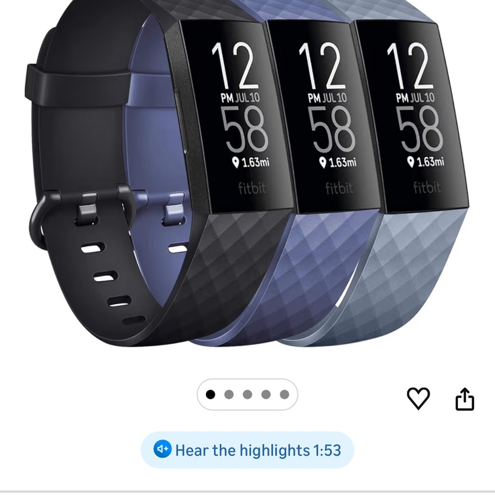 Fitbit Charge 3 or 4 NWT bands and 2 used chargers